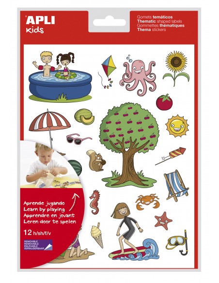 Gomets temáticos el verano