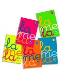 Cuaderno cuadrovia polipropileno cuadro 3 mm.