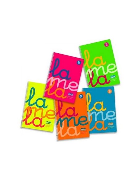 Cuaderno cuadrovia polipropileno cuadro 3 mm.