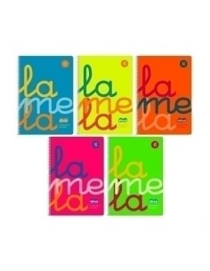 Cuaderno cuadrovia polipropileno cuadro 4 mm.