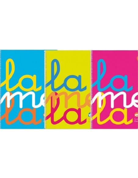 Cuaderno cuadrovia polipropileno cuadro 5 mm.