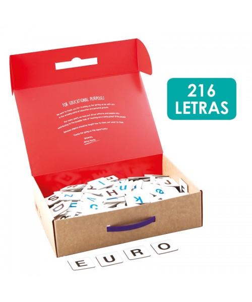 Abecedario cartón 216 piezas. Akros 2