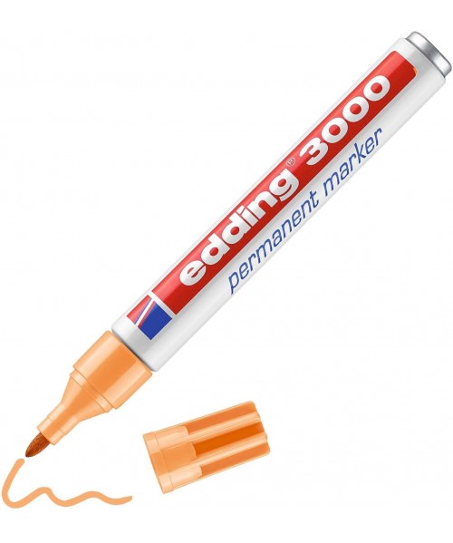 Rotulador Edding 3000 naranja