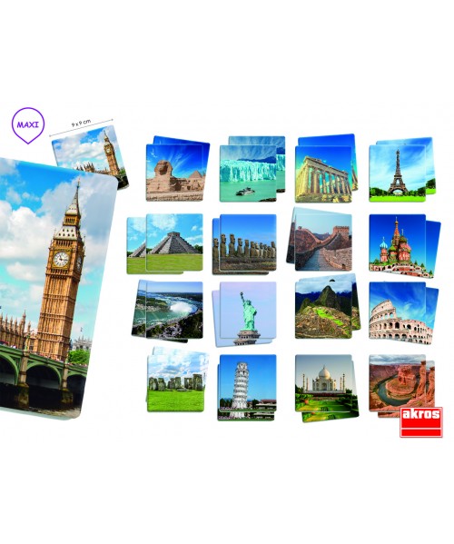 Maxi memory - Lugares del mundo