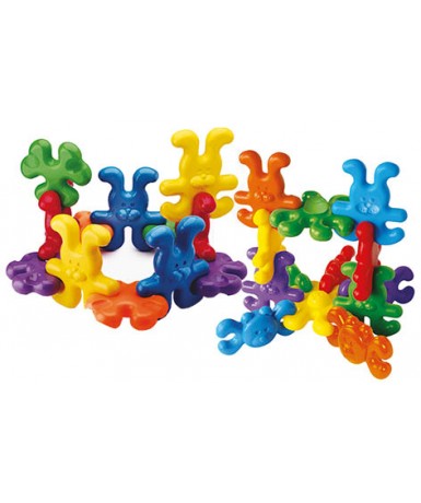 Juego encajable Animal-links - Bolsa 18 piezas