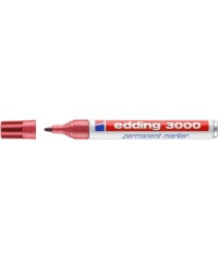 Rotulador Edding 3000 - Rojo