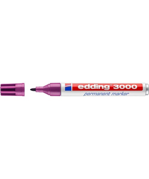 Rotulador Edding 3000 rosa 2