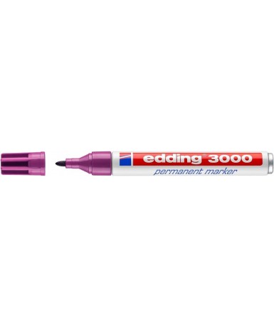 Rotulador Edding 3000 rosa