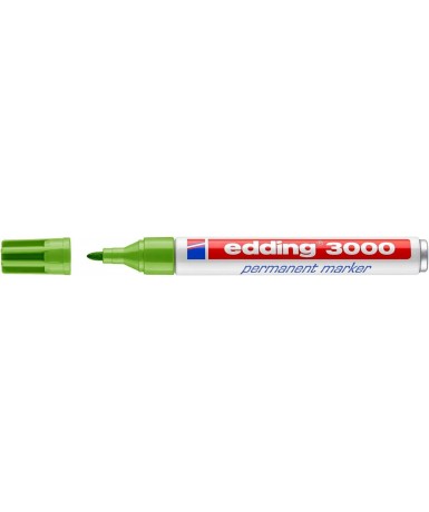 Rotulador Edding 3000 verde pistacho