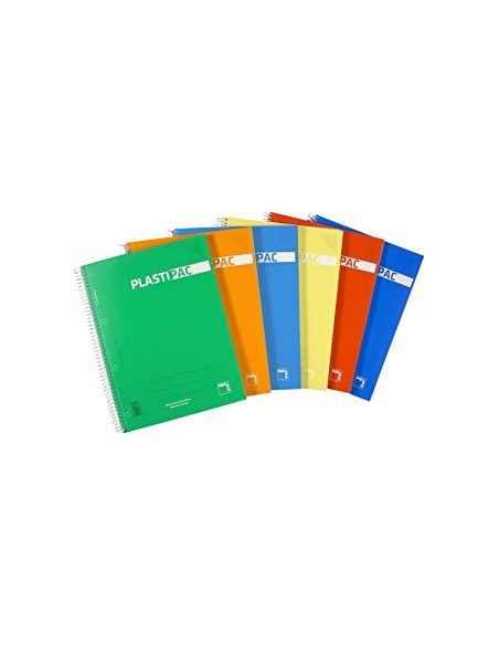 Bloc Plastipac folio cuadro 5 X 5 mm.