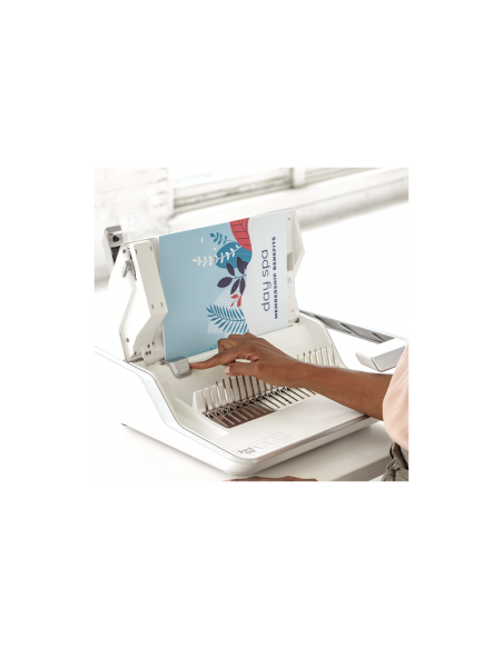 Centro multifunción Lyra encuaderna, grapa y perfora