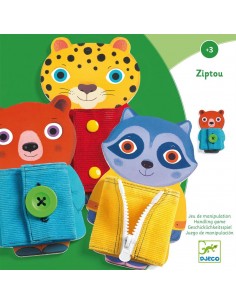 3 Abroches Ziptou. Djeco 2