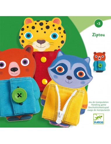 3 Abroches Ziptou. Djeco