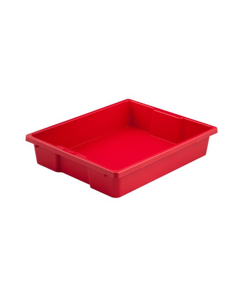 Cubeta sencilla roja