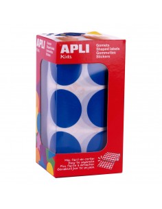 Gomets círculos XL Azul