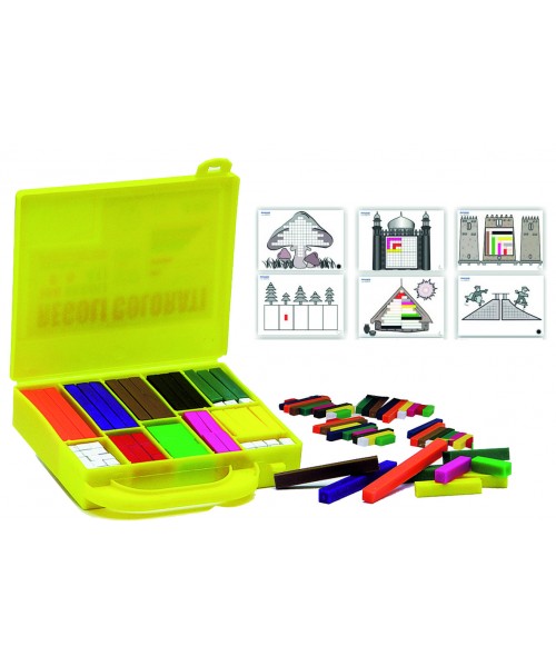 Maletín regletas plástico 200 piezas