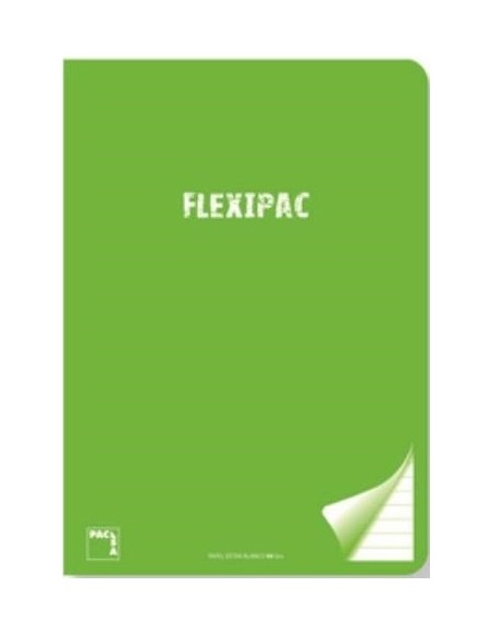 Libretas flexipac A4 pauta ancha 3,5 mm.