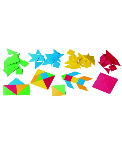 12 Tangrams soft 84 piezas 2