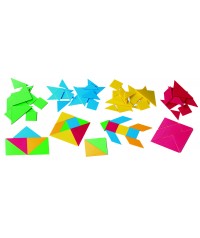 12 Tangrams soft 84 piezas