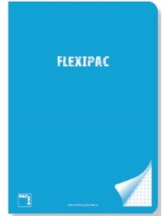 Libretas flexipac A5+ cuadro 5 mm.