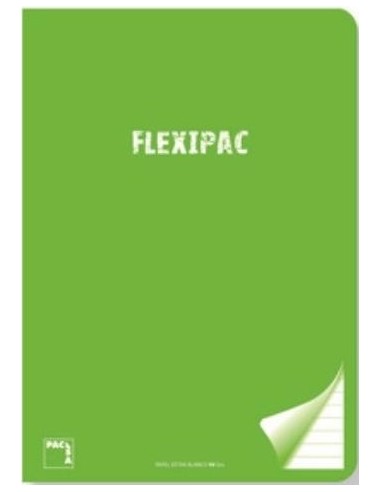 Libretas flexipac A5+ pauta ancha 3,5 mm.