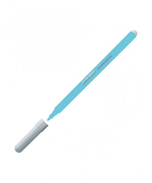 Rotulador fino Giotto Turbo azul claro - 12 u