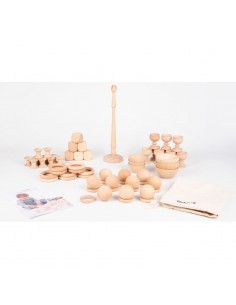 Juego heurístico 63 piezas - Montessori