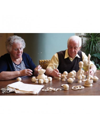 Juego heurístico 63 piezas - Montessori