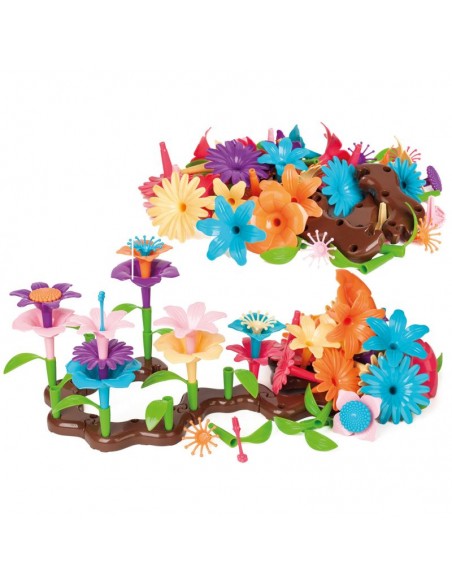 Construcción flores 86 unidades + 8 fichas