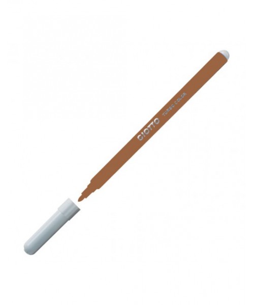 Rotulador fino Giotto Turbo marrón - 12 u