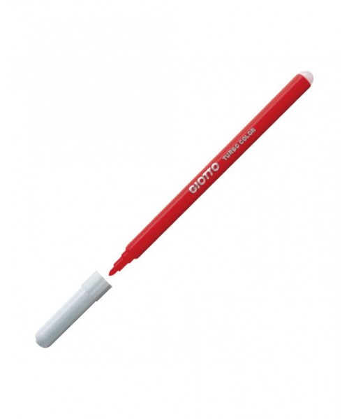 Rotulador fino Giotto Turbo rojo - 12 u