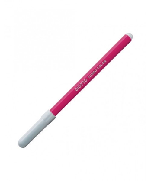 Rotulador fino Giotto Turbo rosa - 12 u