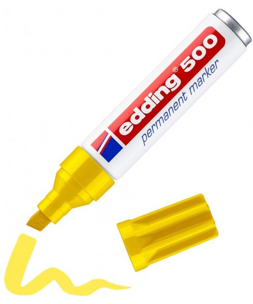 Rotulador edding 500 amarillo 2