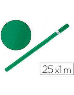 Bobina de Papel Kraft continuo 25 m. verde musgo