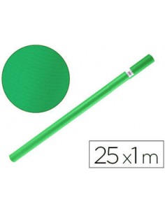Bobina de Papel Kraft continuo 25 m. verde
