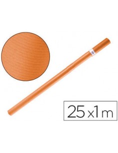 Bobina de Papel Kraft continuo 25 m. naranja