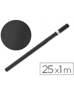 Bobina de Papel Kraft continuo 25 m. negro
