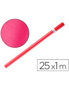 Bobina de Papel Kraft continuo 25 m. fucsia