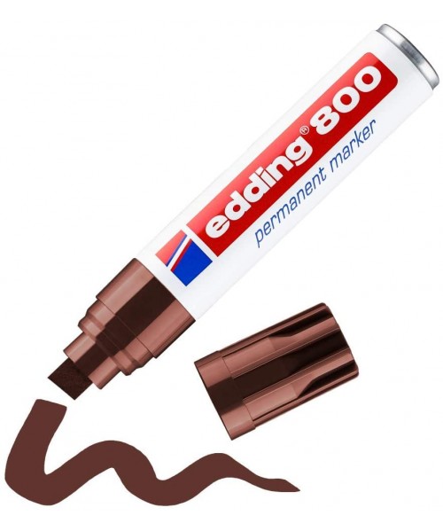 Rotuladores edding 800 marrón