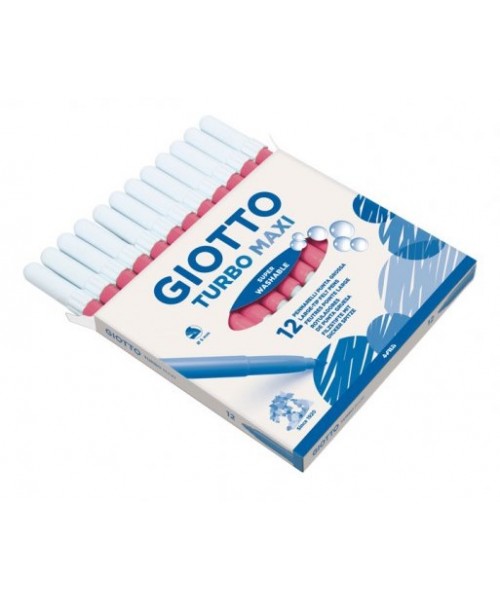 Rotulador Giotto Turbo Maxi rosa - 12 u