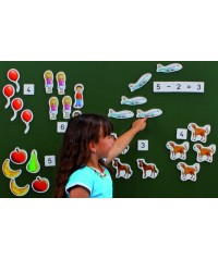 Figuras magnéticas - Contar y calcular