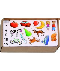 Figuras magnéticas - Contar y calcular