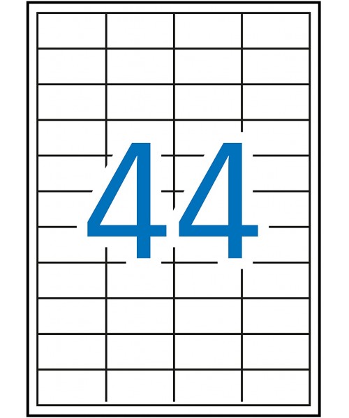 Etiquetas impresión 48,5x25,4MM 4400u 2