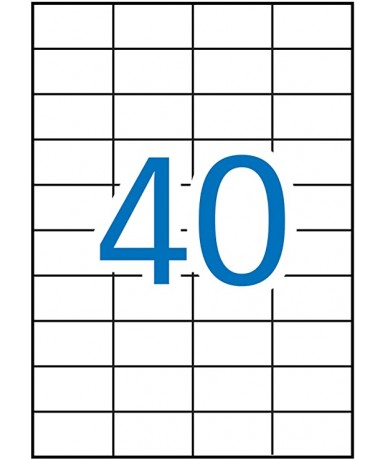Etiquetas impresión 52,5x29,7MM 4000u
