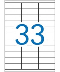 Etiquetas impresión 70x25,4MM 3300u