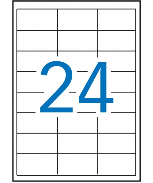 Etiquetas impresión 70x37MM 2400u 2