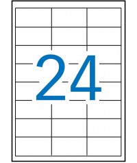 Etiquetas impresión 70x37MM 2400u