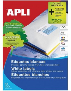 Etiquetas impresión 52,5x29,7MM 4000u