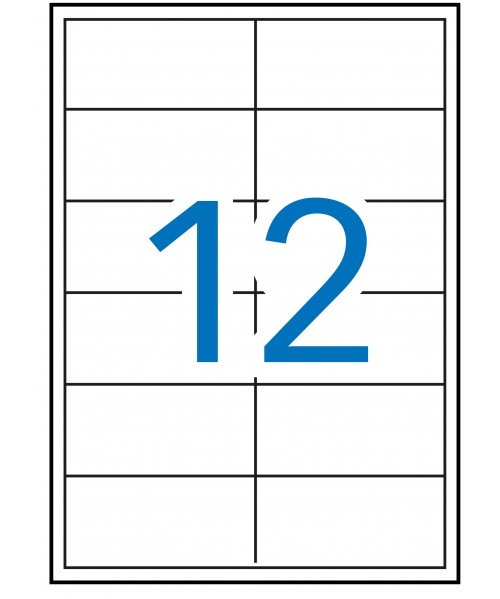 Etiquetas impresión 97x42,4MM 1200u 2