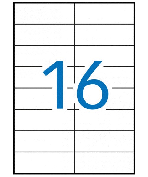 Etiquetas impresión 105x37MM 1600u 2